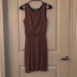 LOFT Black & Pink Dress